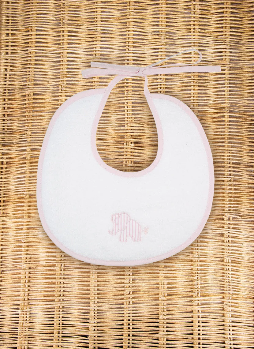 Elephant Terry Bib