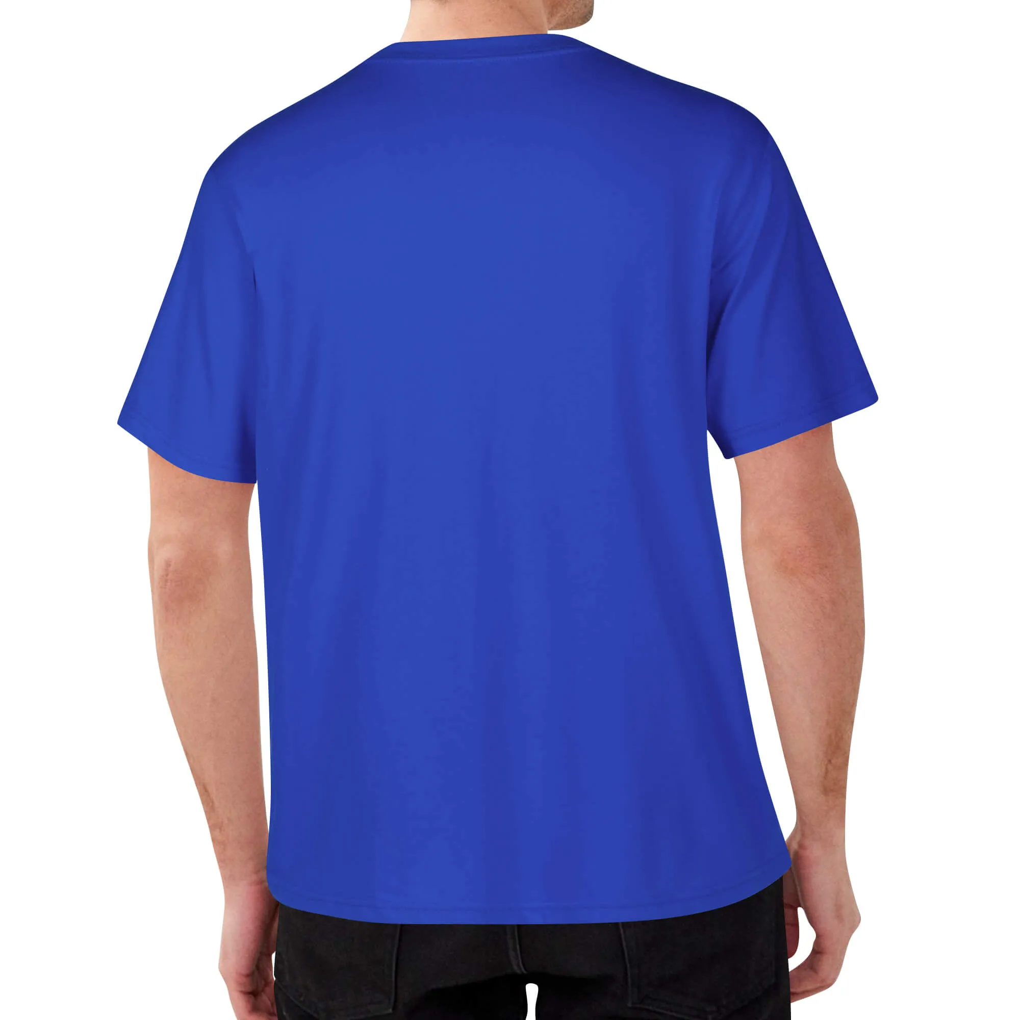 Embroidered Men's Cotton T shirt (Chest Design)