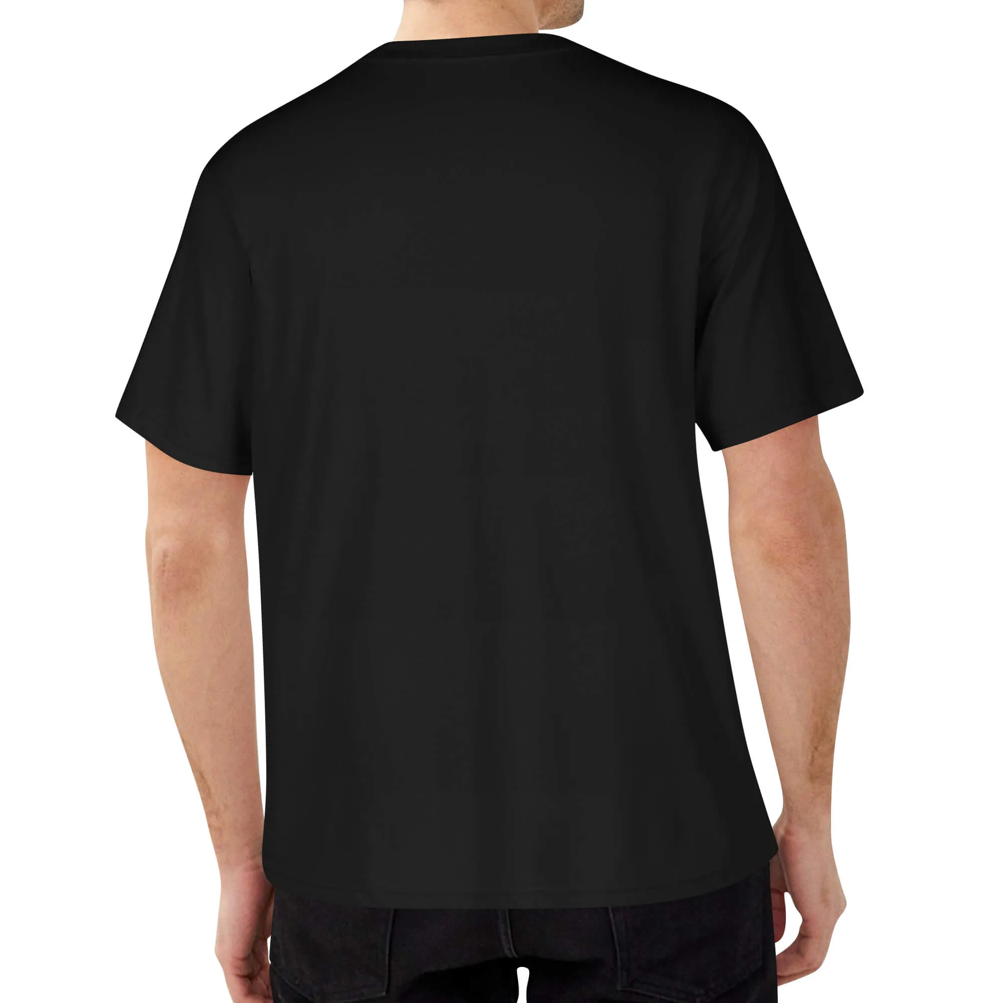 Embroidered Men's Cotton T shirt (Chest Design)