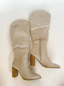 Fallon Knee-High Boot - Clay