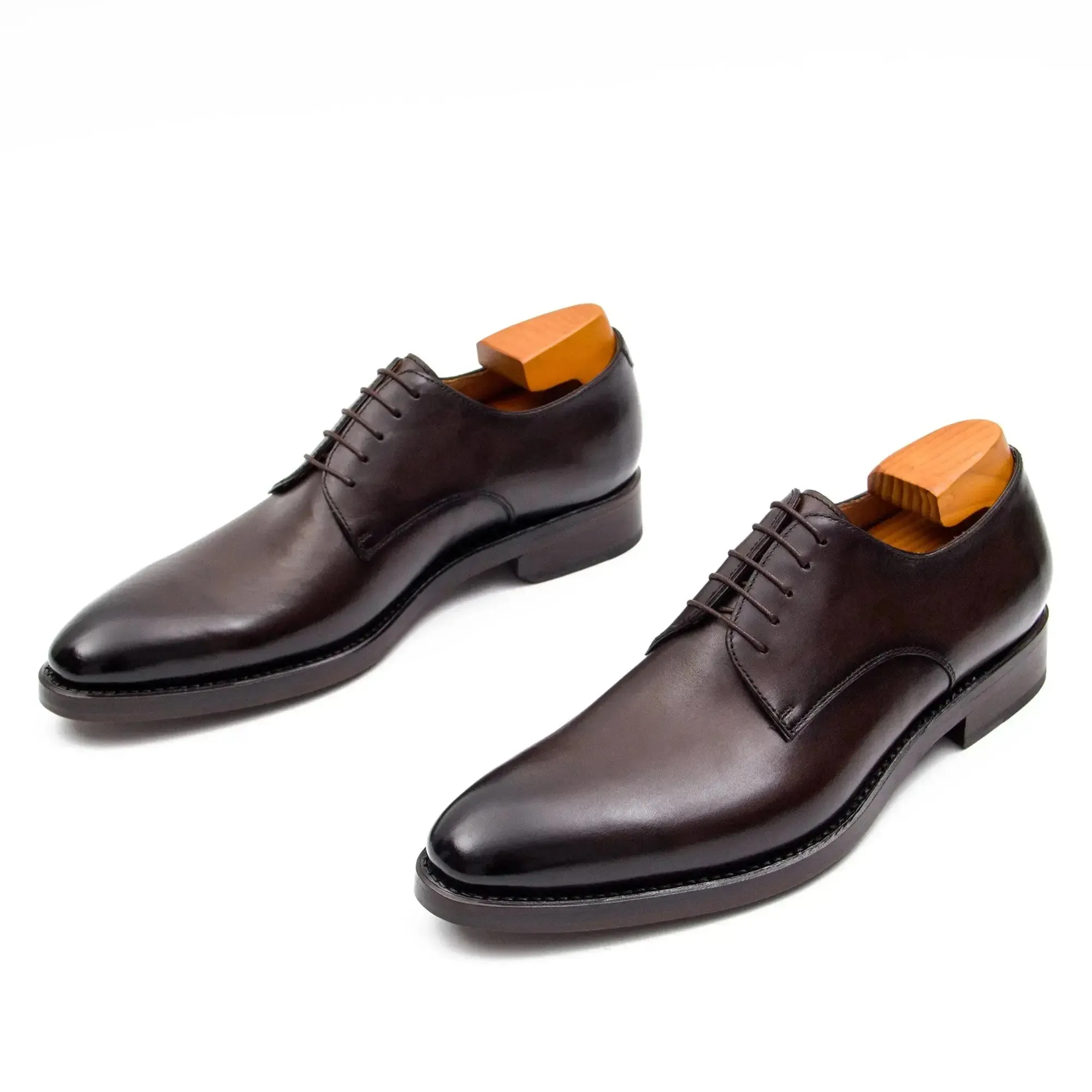 Goodyear Handmade Leather Derby Shoes