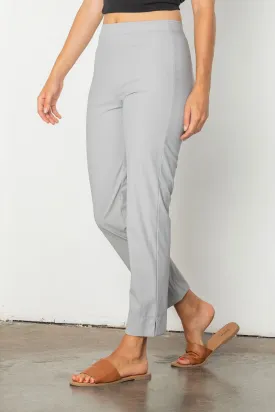 Gray Ankle Slim Pants