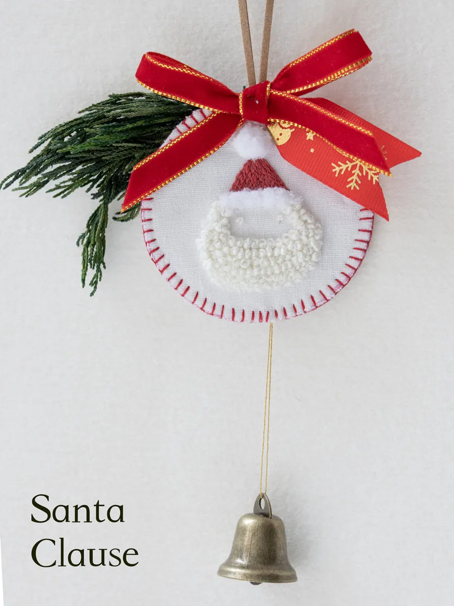 Handmade Christmas Ornament Series,Unique Holiday Decorations with Santa