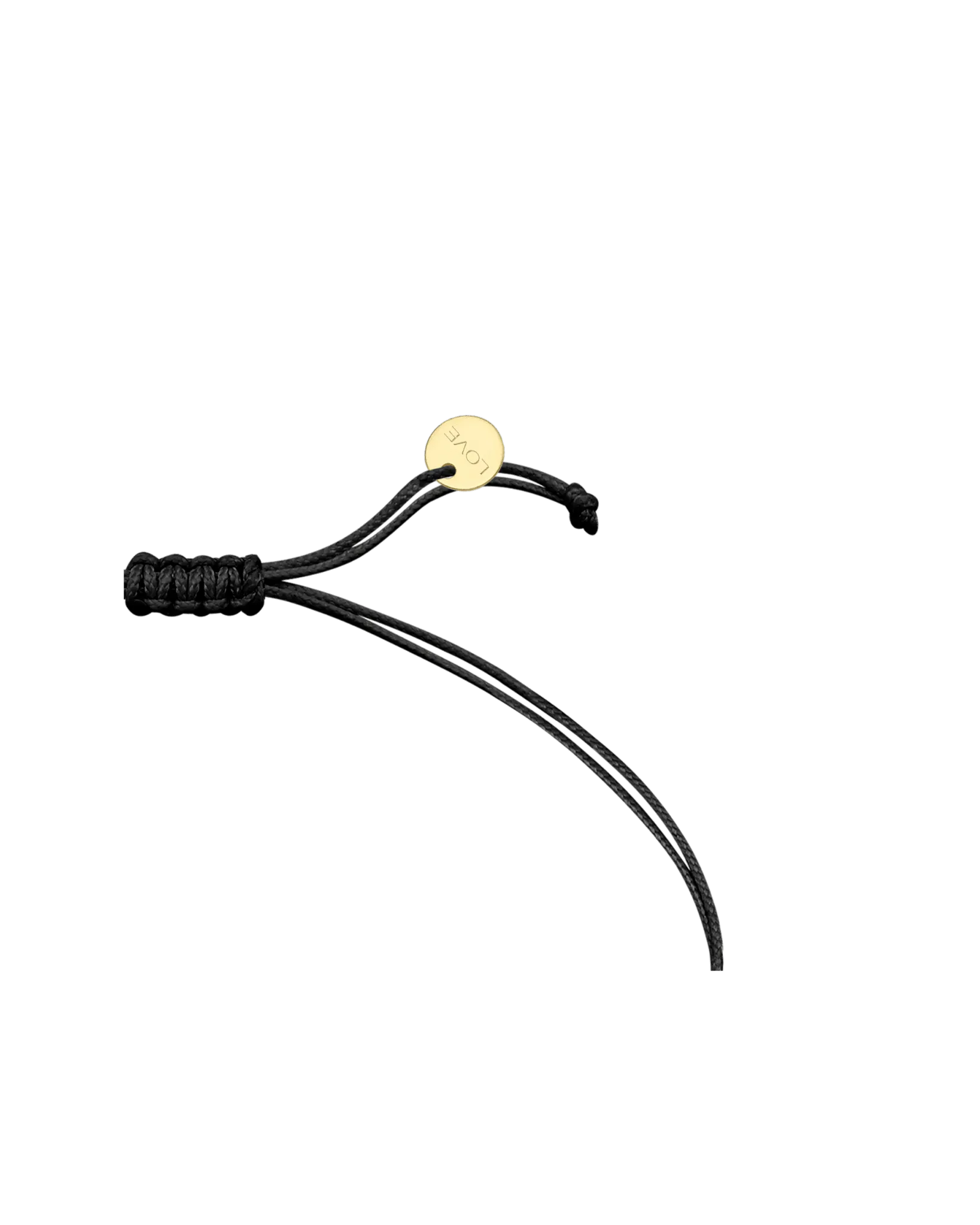 Initial String of Love - 14K Rose Gold