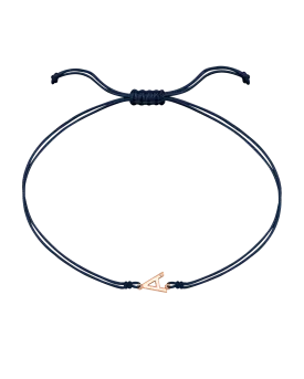 Initial String of Love - 14K Rose Gold