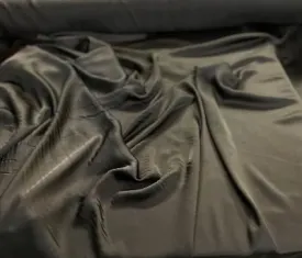 Italian Satin Viscose- Jet Black ( Matte Finish)