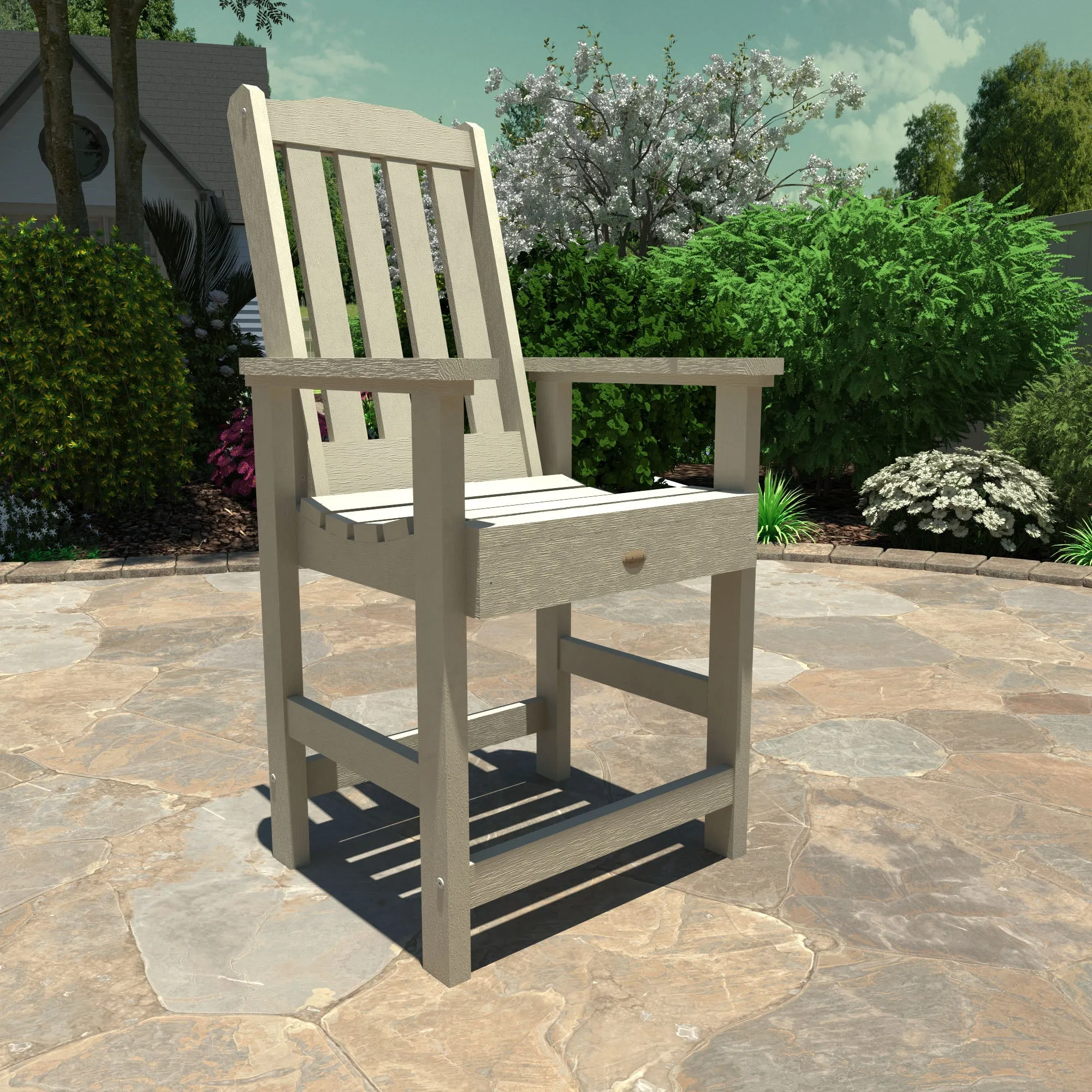 Lehigh 7pc Rectangular Outdoor Dining Set 42in x 72in - Counter Height