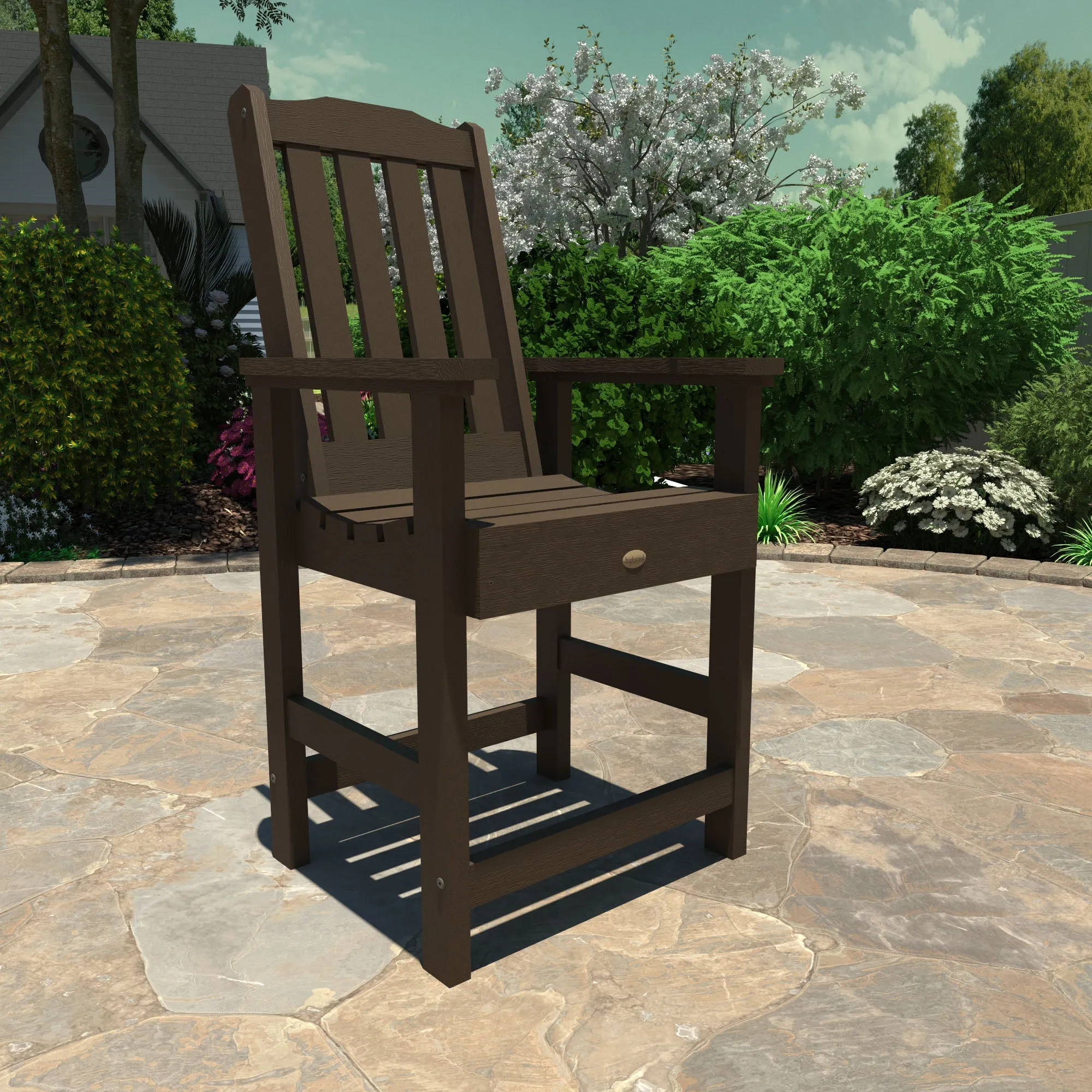 Lehigh 7pc Rectangular Outdoor Dining Set 42in x 72in - Counter Height