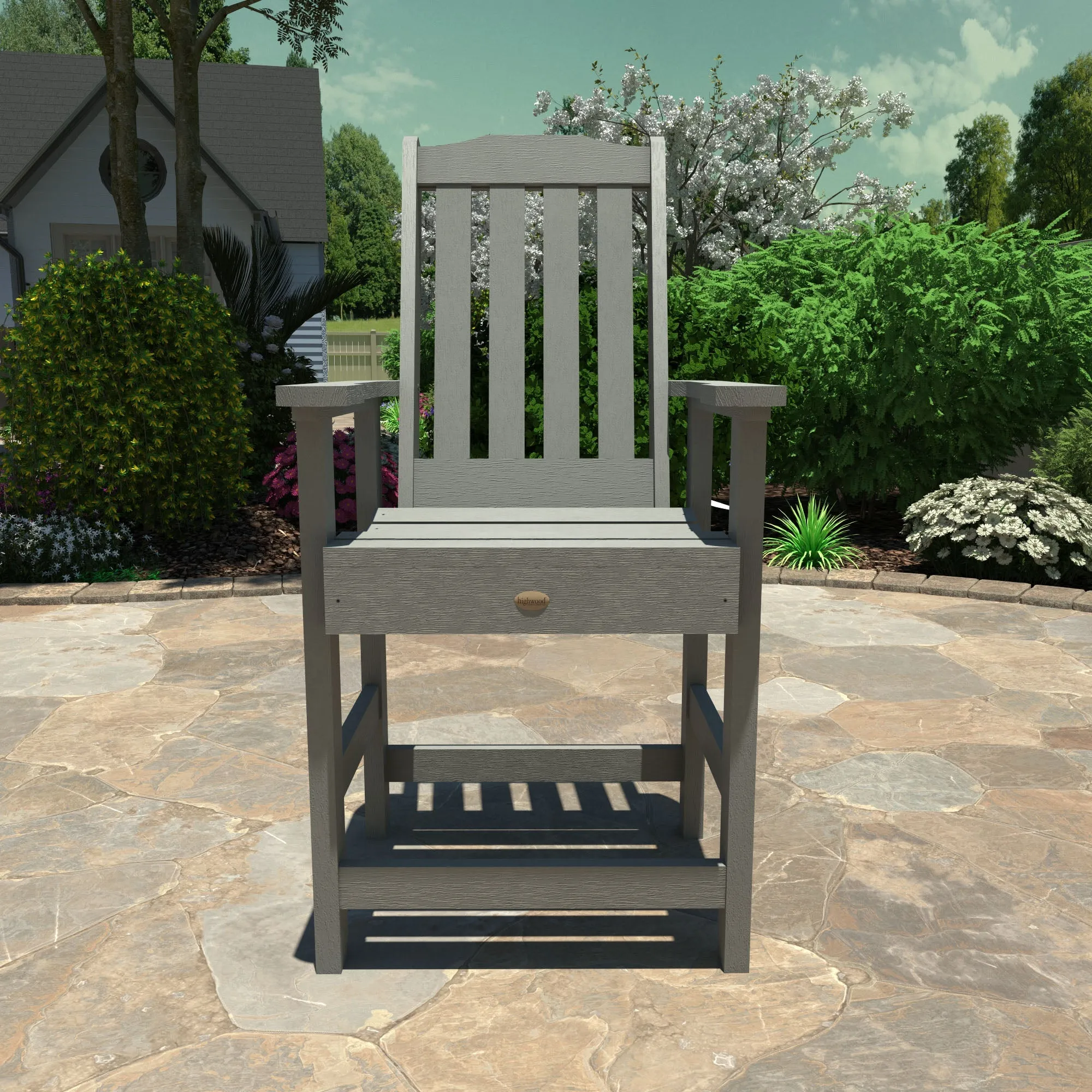 Lehigh 7pc Rectangular Outdoor Dining Set 42in x 72in - Counter Height