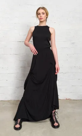 Long Draped Skirt