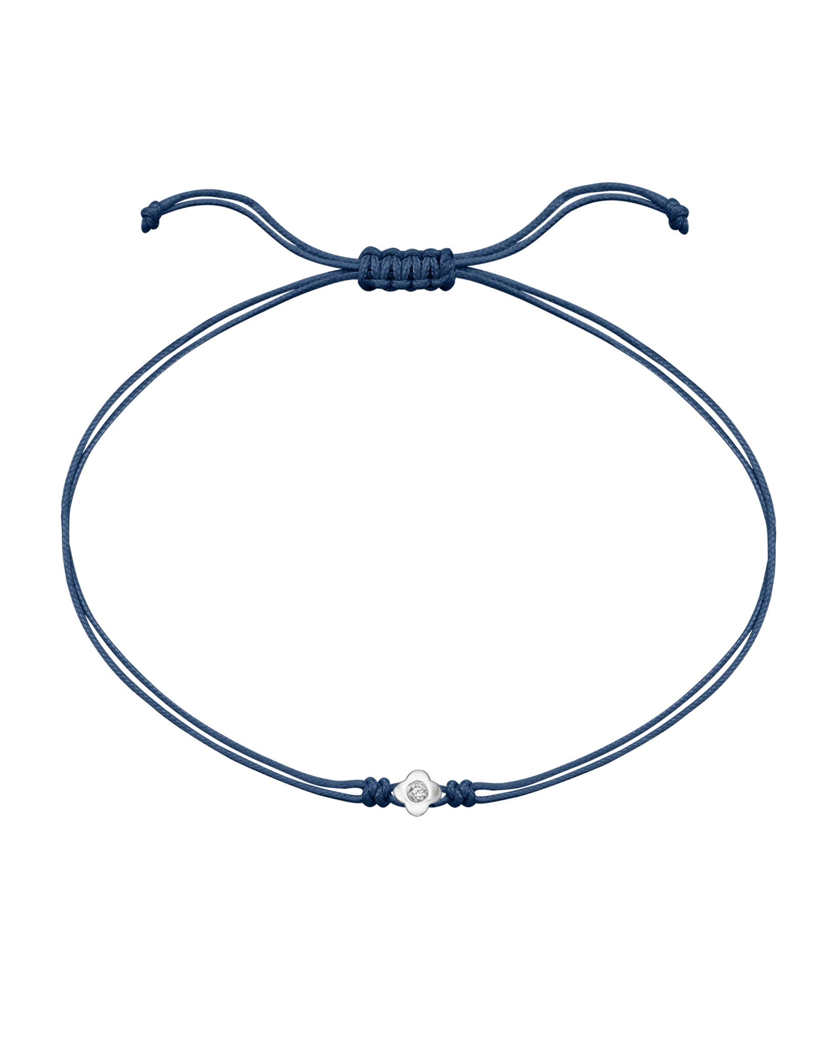 Lucky String Of Love - 14K White Gold