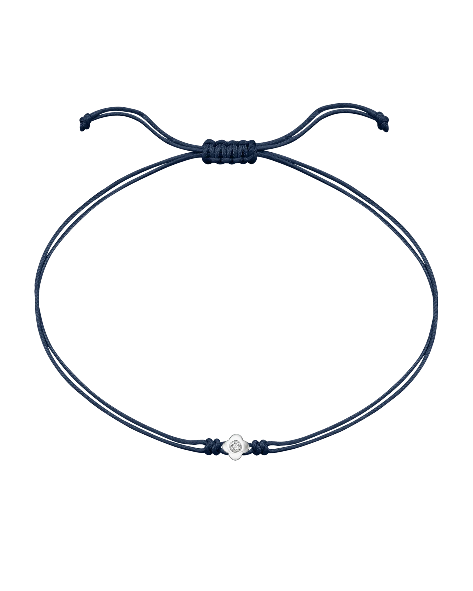 Lucky String Of Love - 14K White Gold