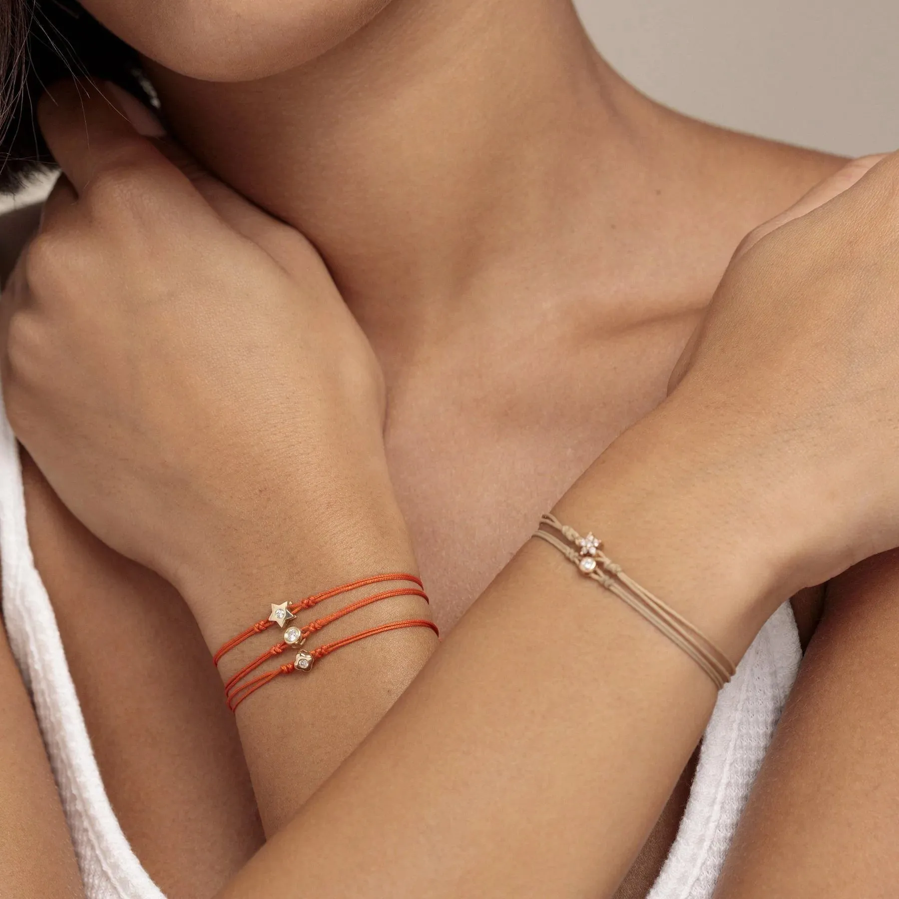 Lucky String Of Love - 14K Yellow Gold