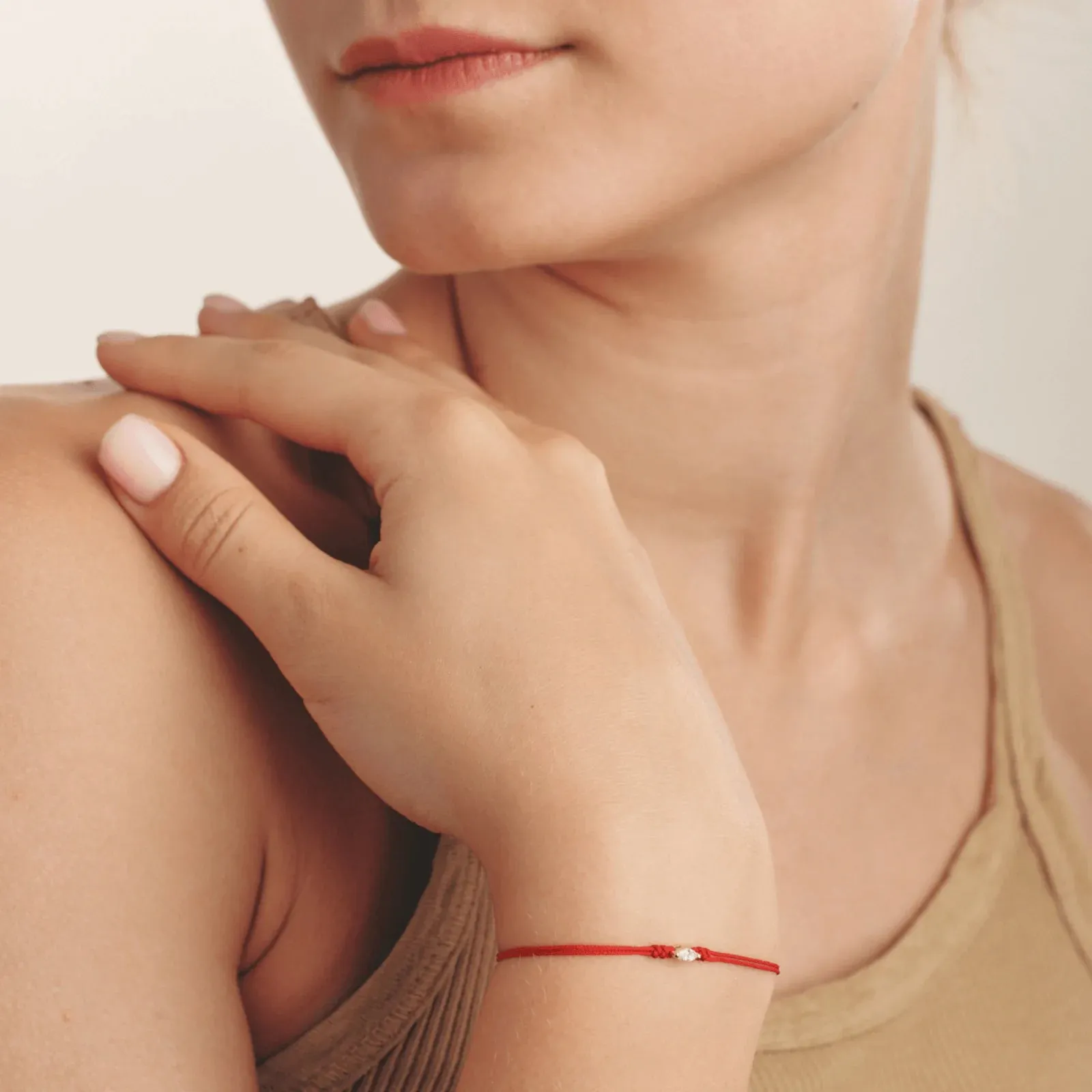 Marquise Diamond String Of Love - 14K Rose Gold