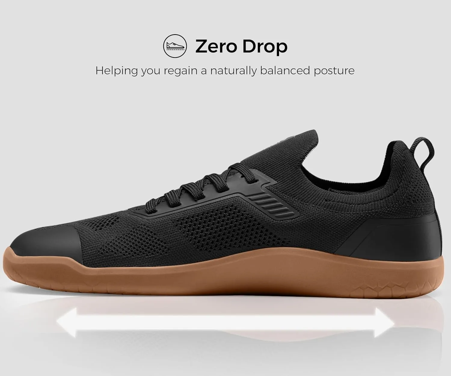 Men's Barefoot Shoes Zero Drop Running Minimalist Gym Shoes for Men Deadlift Cross Training Sneakers