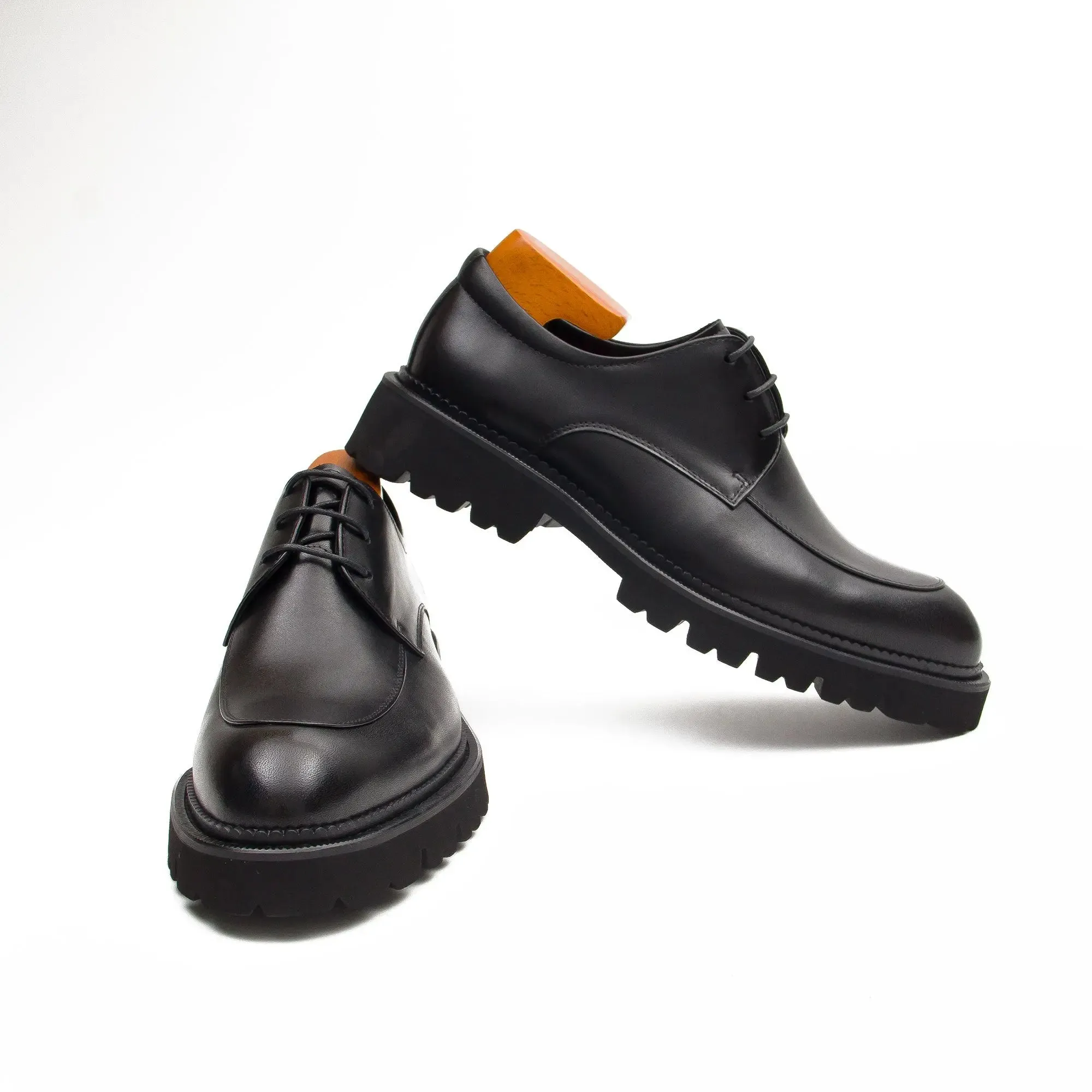 Men's formal thick-soled derby shoes 96150