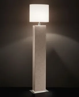 Modern Italian Floor Lamp In 5 Gorgeous Faux Leather Colours