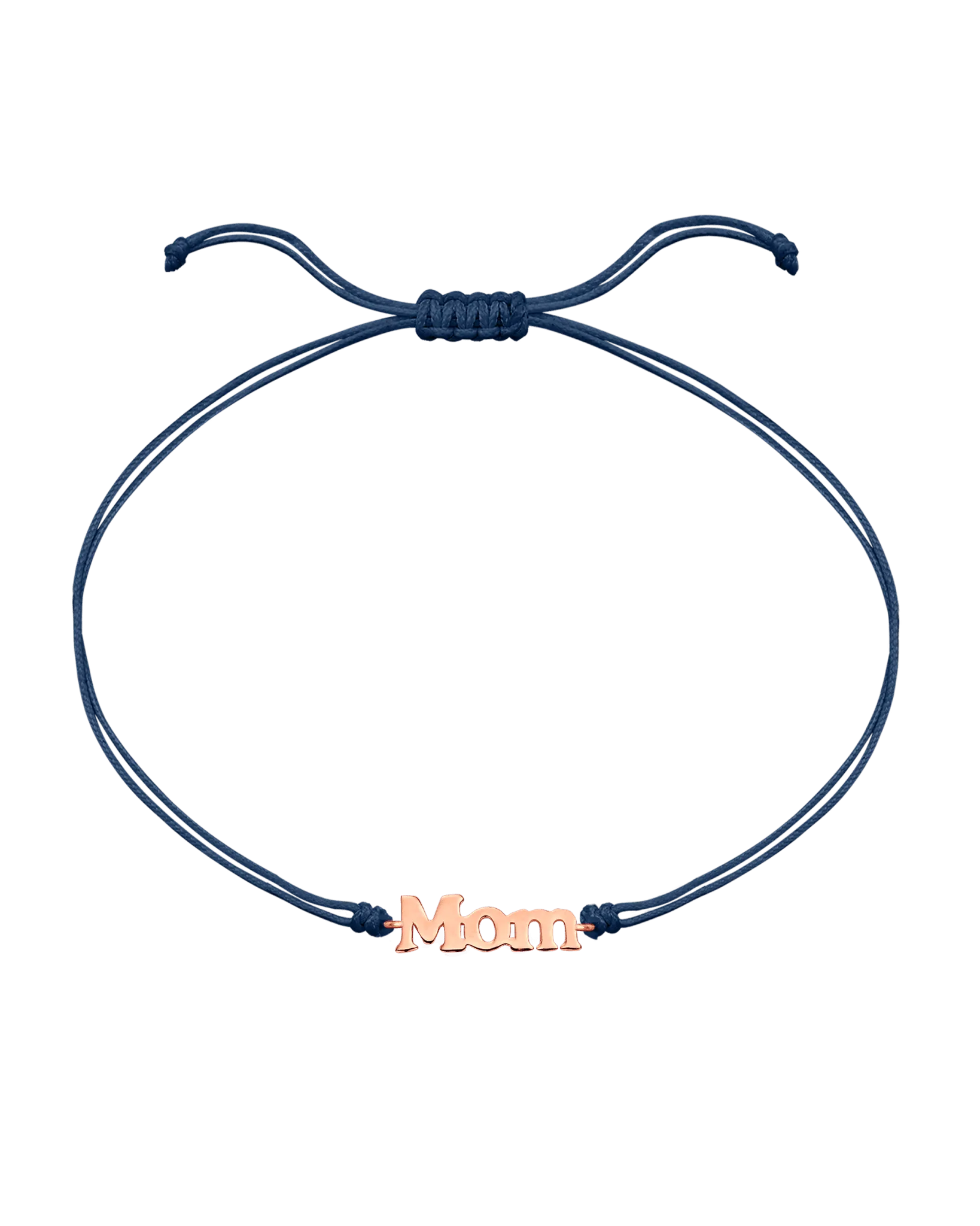 Mom String of Love - 14K Rose Gold