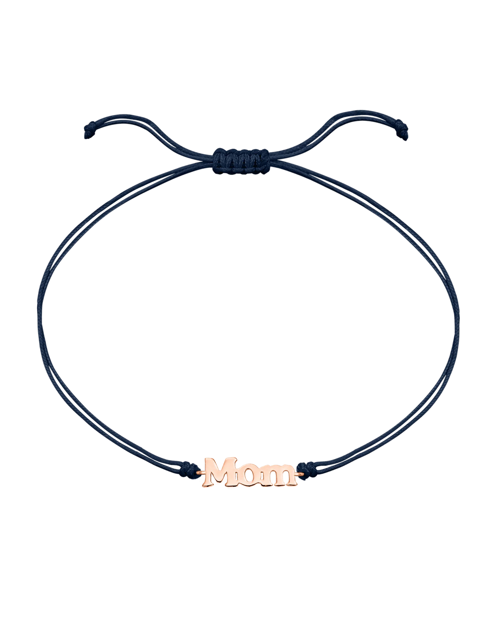 Mom String of Love - 14K Rose Gold