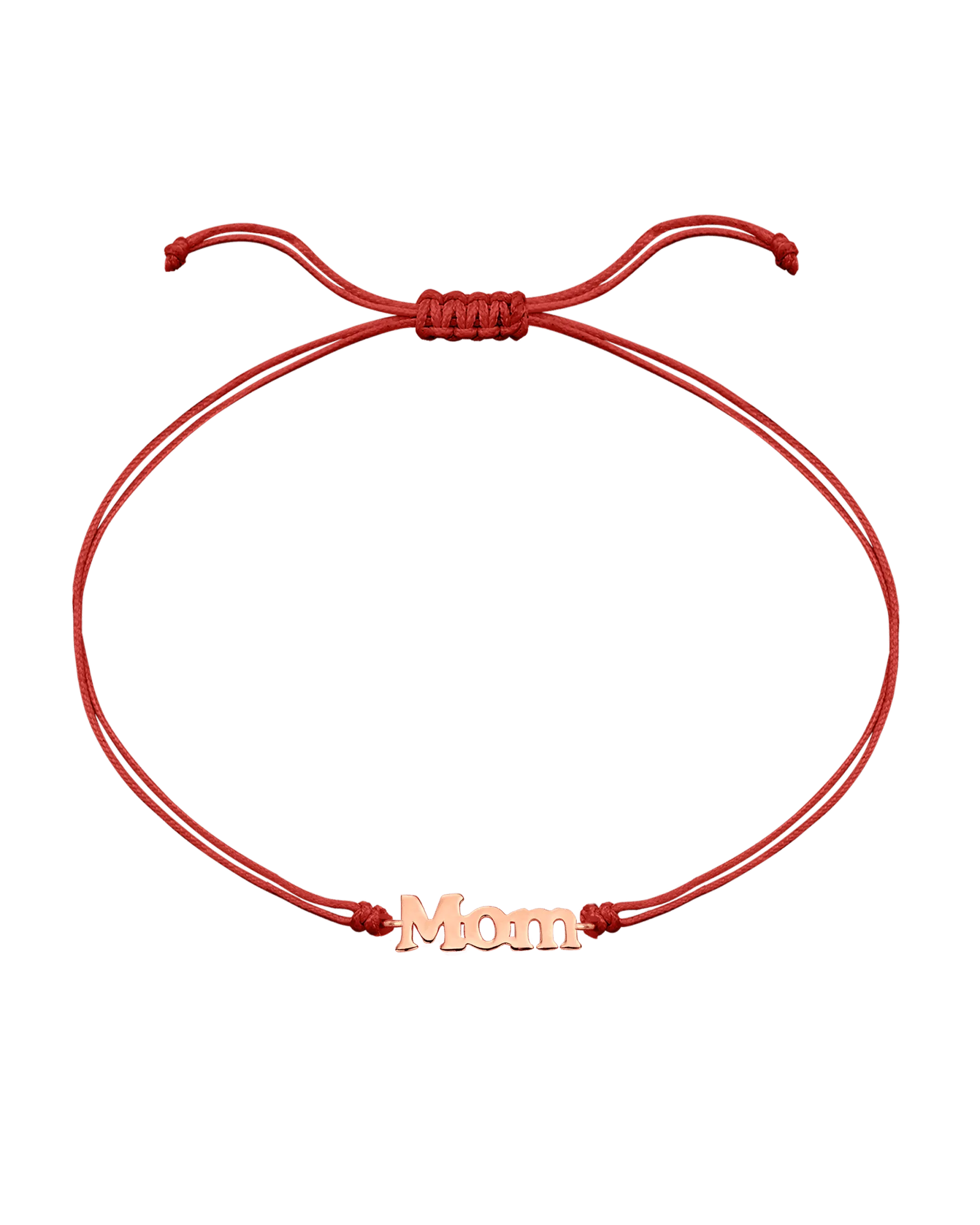 Mom String of Love - 14K Rose Gold