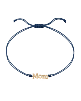 Mom String of Love - 14K Yellow Gold