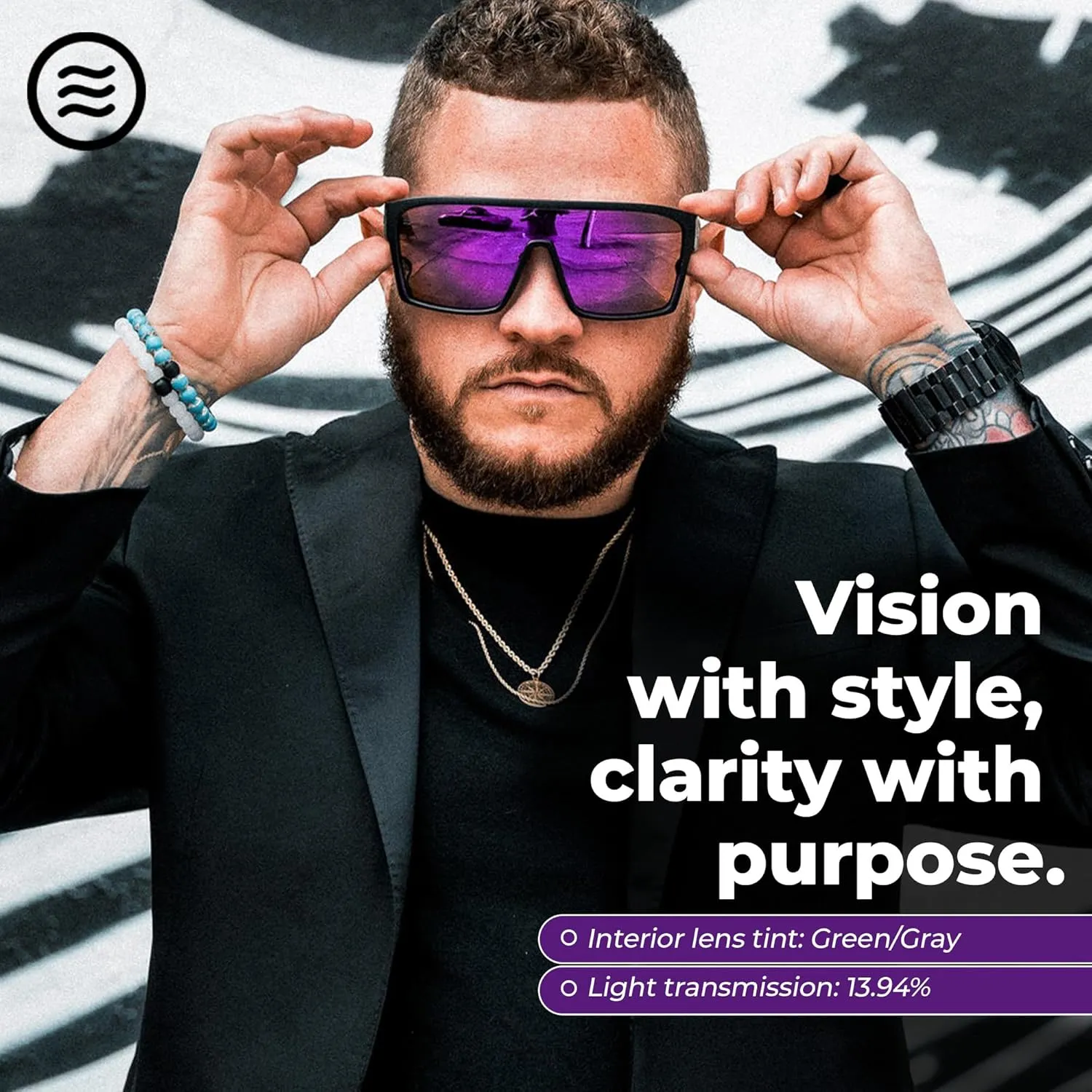 NEVEN Slater UV Frame Sunglasses For Men & Women - TR90 Oversized Polarized Sunglasses for Men - Coastal Sport Boxy Glasses