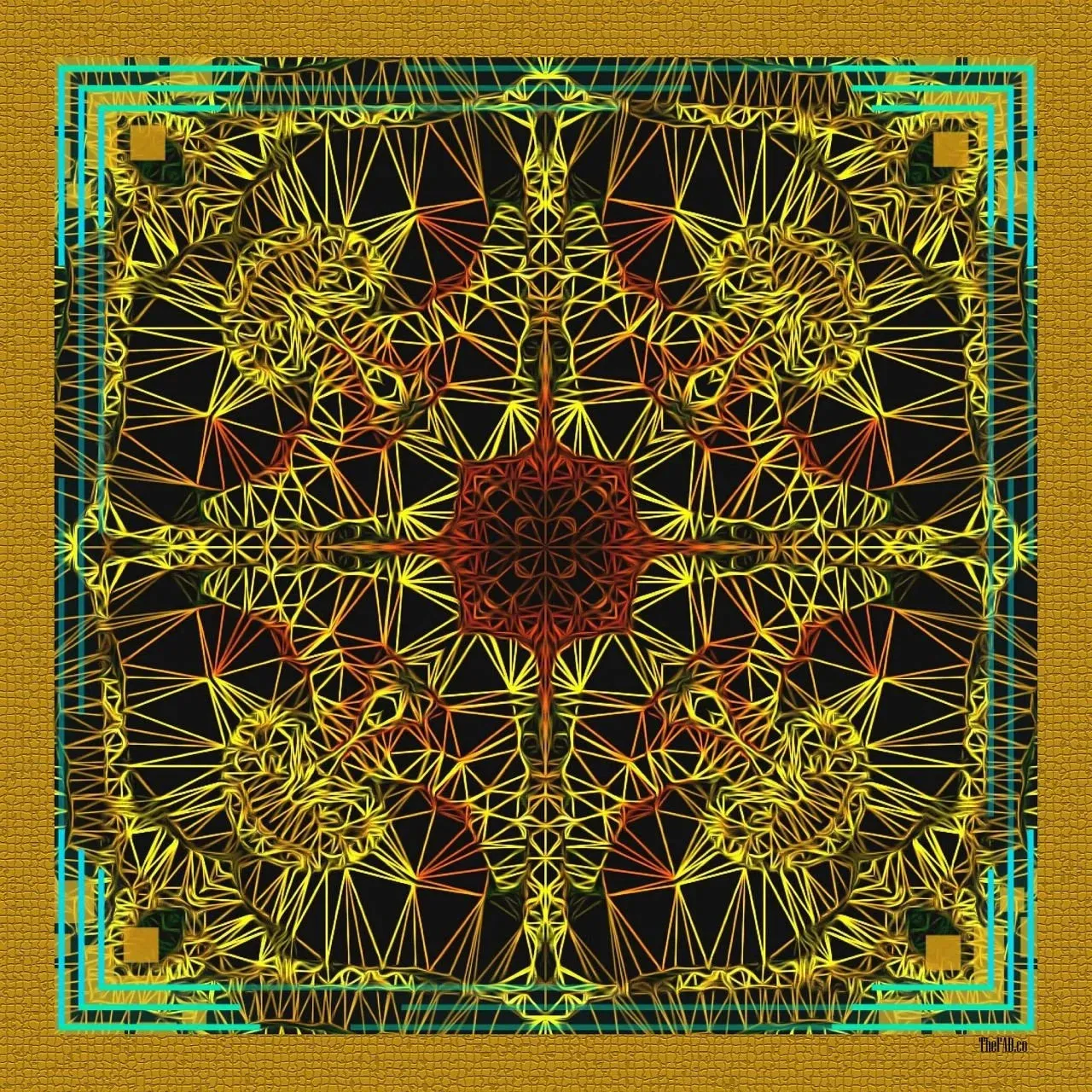 NEW COLLECTION / Silk Scarf, FLAME Collection