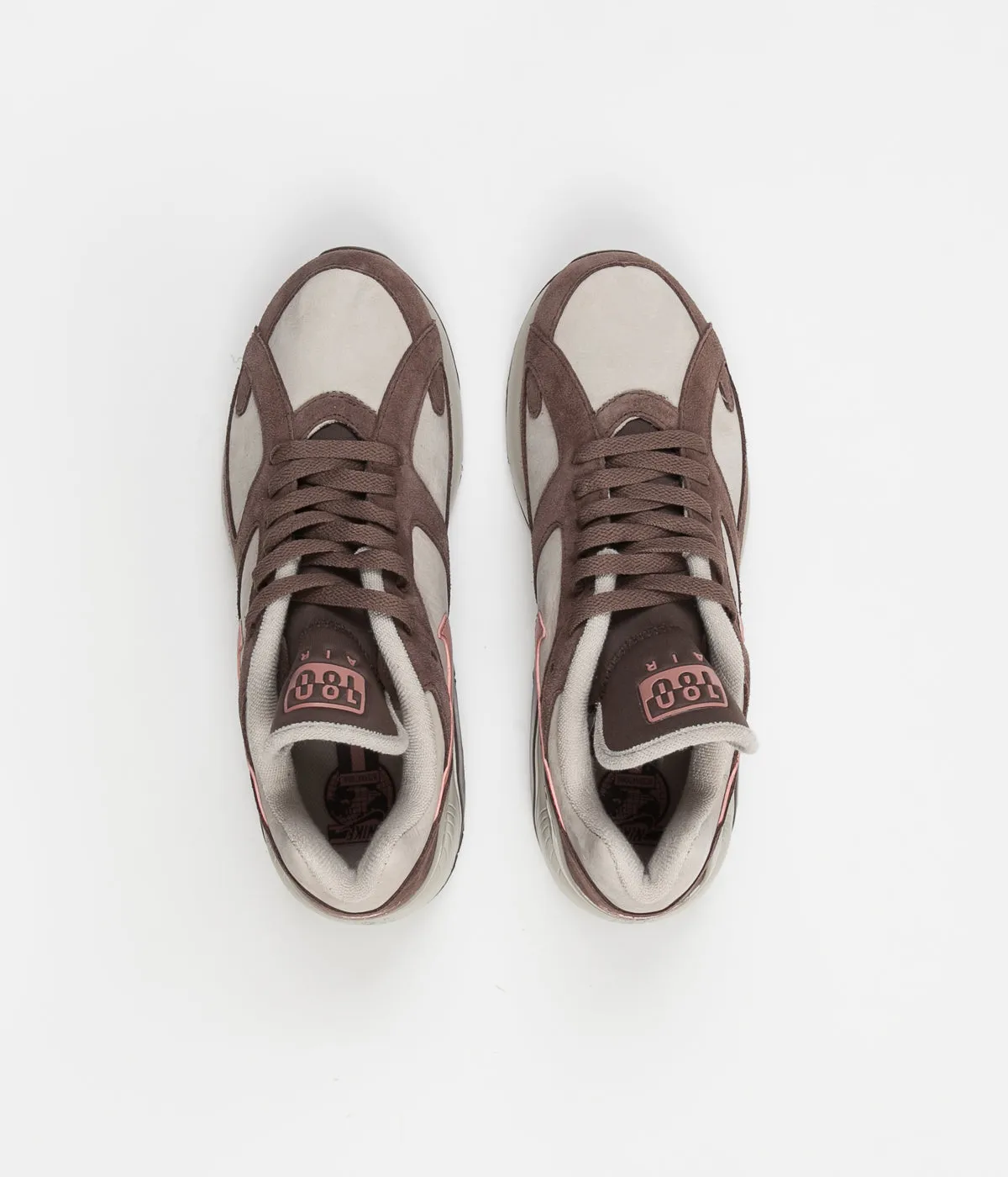 Nike Air Max 180 Shoes - String / Rust Pink - Baroque Brown