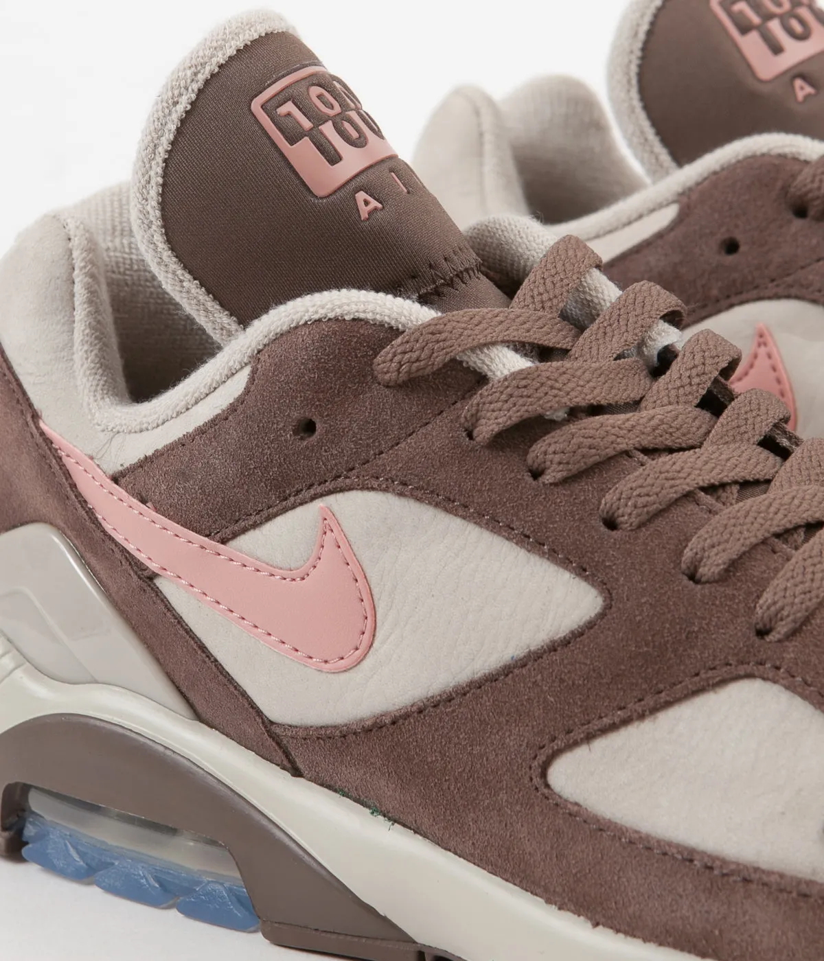 Nike Air Max 180 Shoes - String / Rust Pink - Baroque Brown