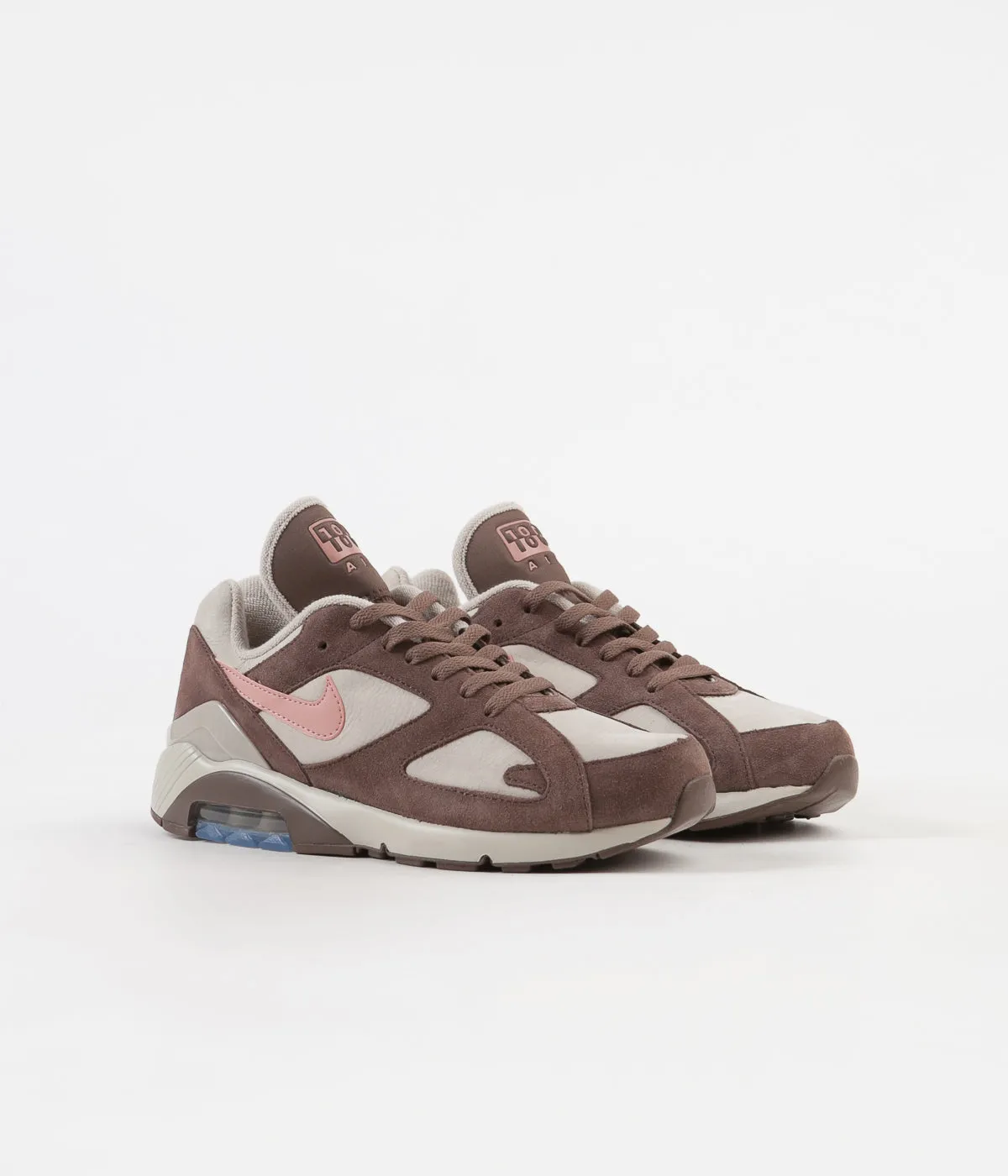 Nike Air Max 180 Shoes - String / Rust Pink - Baroque Brown