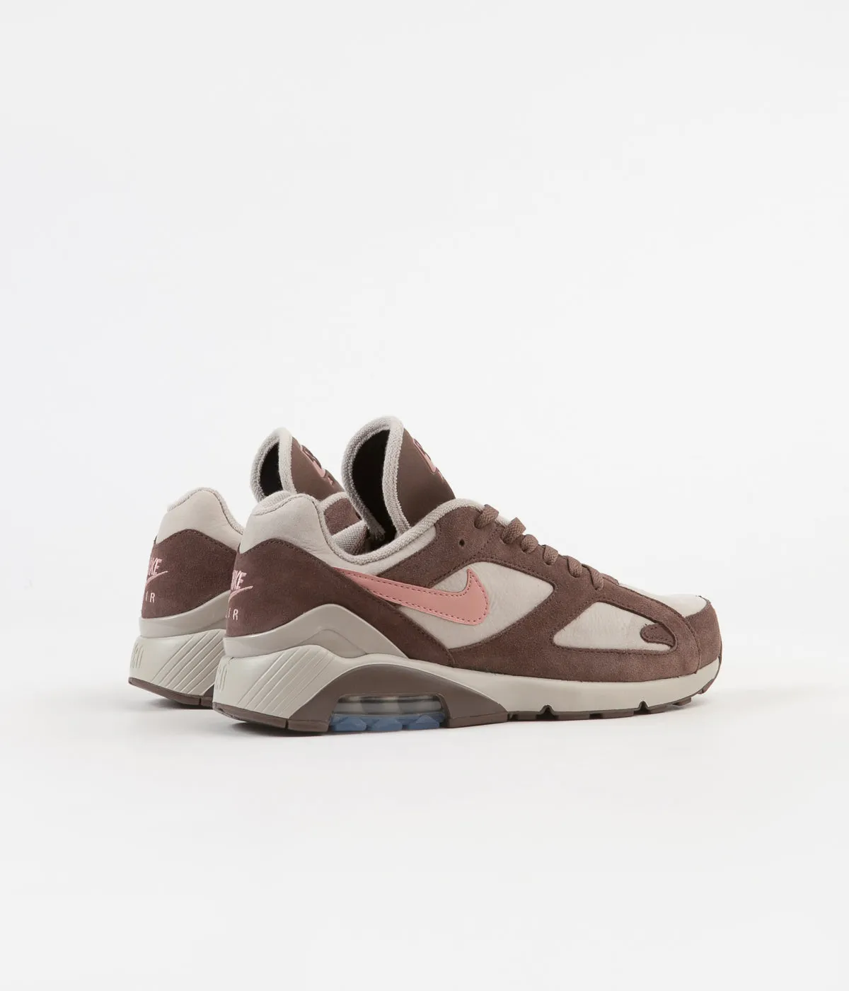 Nike Air Max 180 Shoes - String / Rust Pink - Baroque Brown