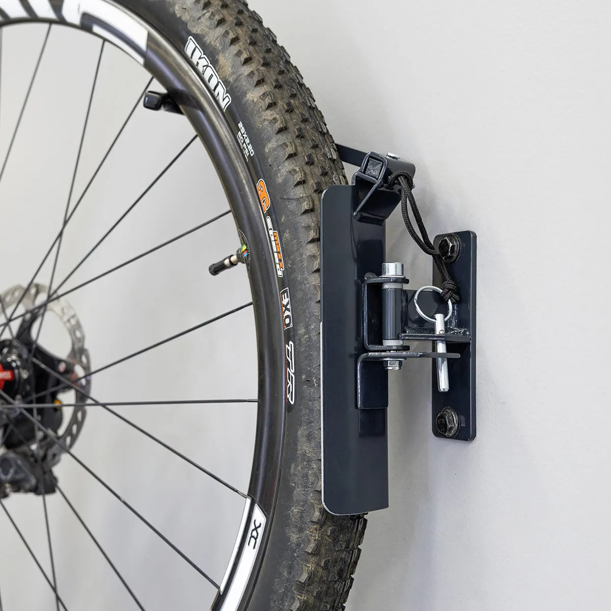 OUTLET | Swivel Mount Bike Storage Rack | 2 Bike Garage Wall Hooks | Deep Water