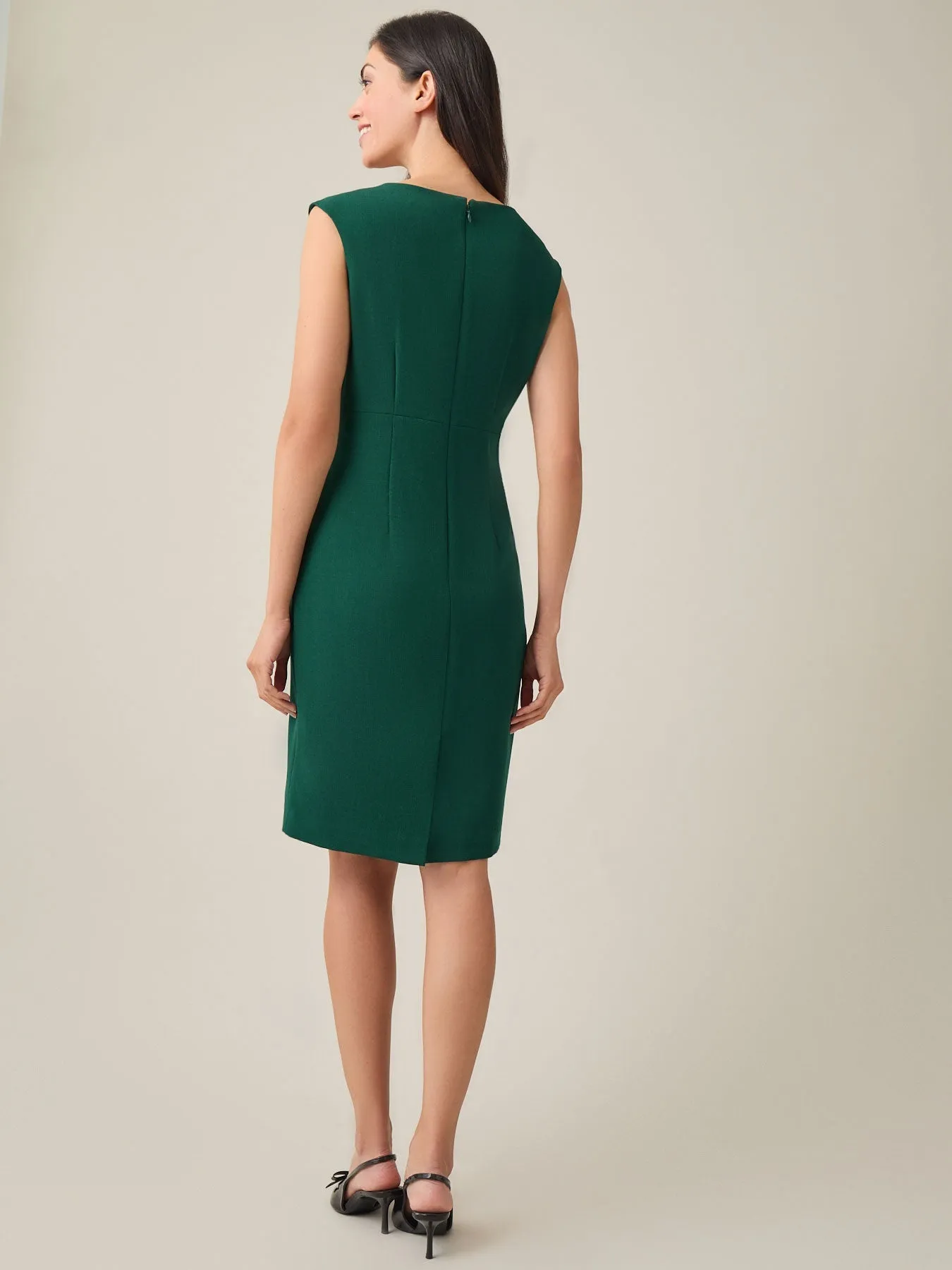 Petite Charlotte Dress Iconic Stretch Crepe