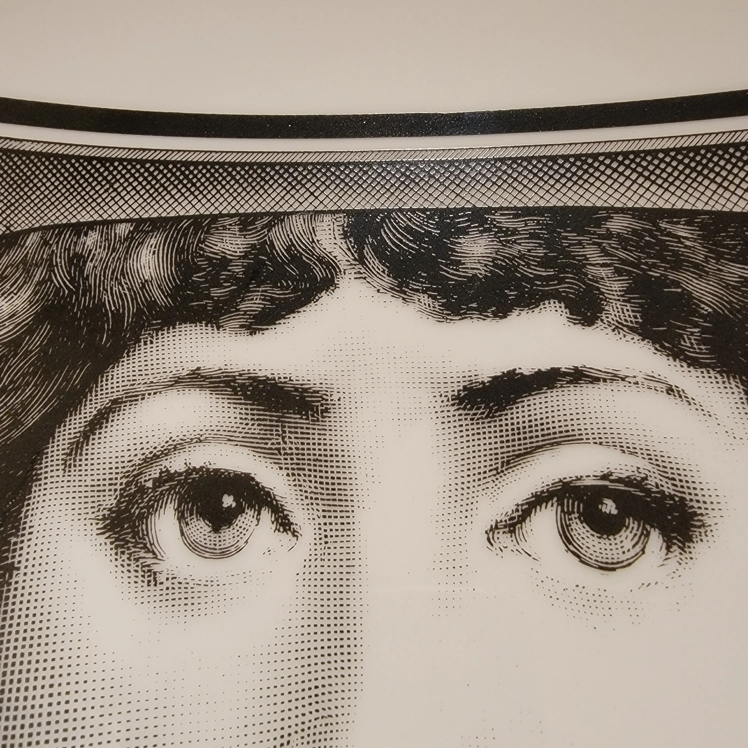 Piero Fornasetti Julia Plate Tema e Variazioni Series No. 265