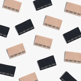 "YOU CANT BUY THIS" V.2 Woven Label Pack - Kylie And The Machine