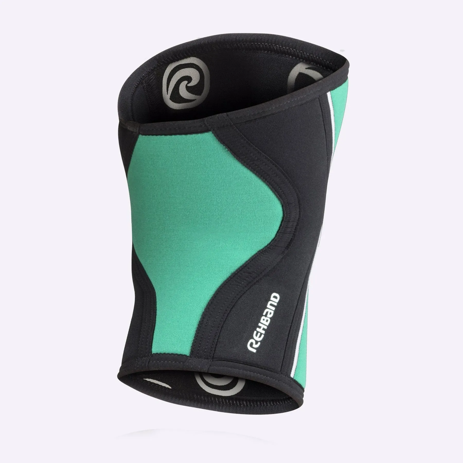 Rehband RX Knee Sleeve 5mm Emerald Green/Black - SINGLE