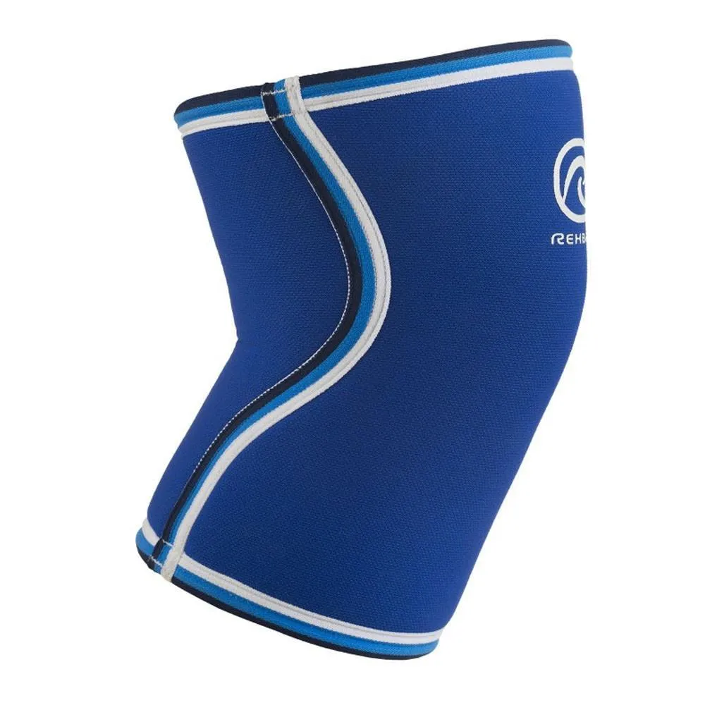 Rehband RX Original Knee Sleeve - 7mm - Blue - PAIR