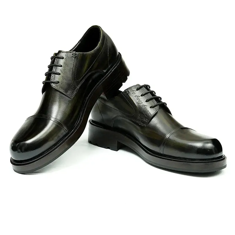 Round toe derby shoes D89623