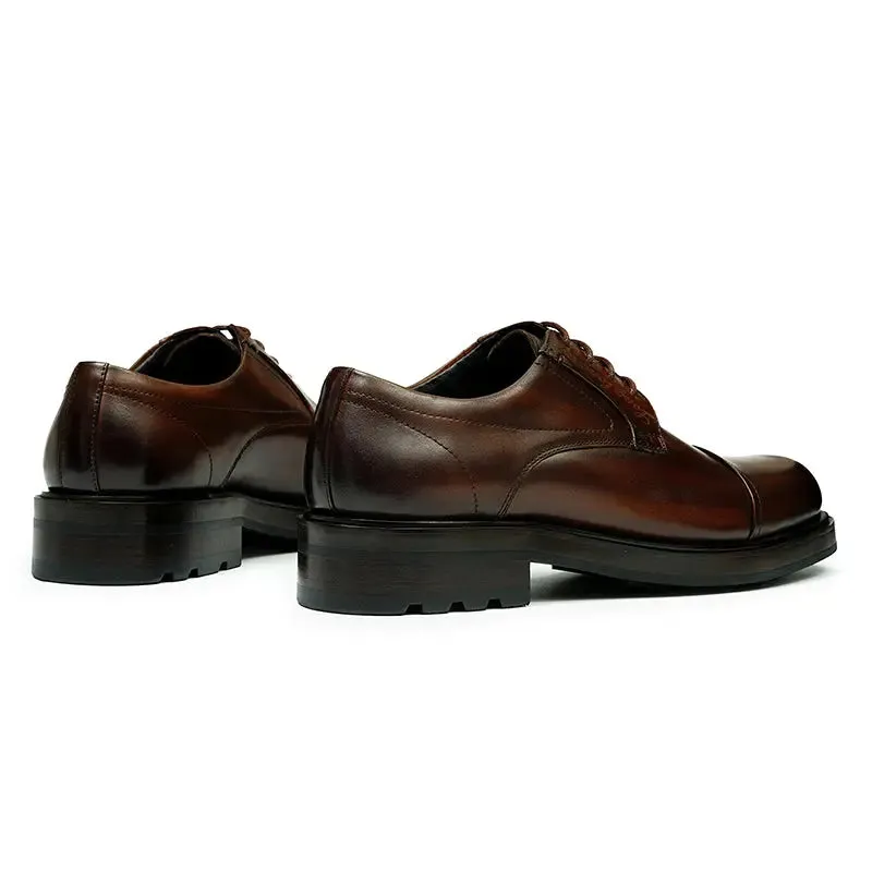 Round toe derby shoes D89623