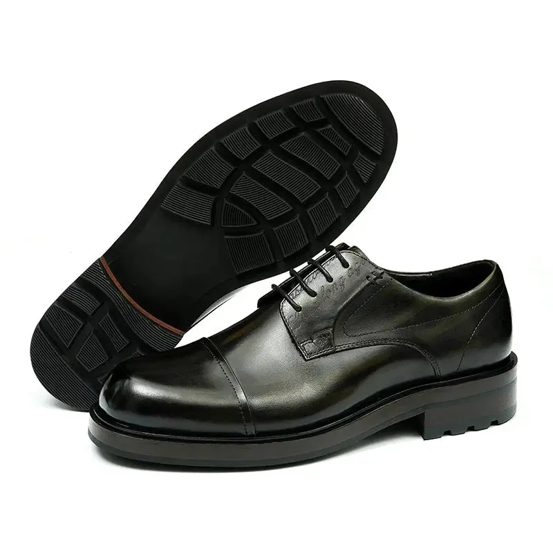 Round toe derby shoes D89623
