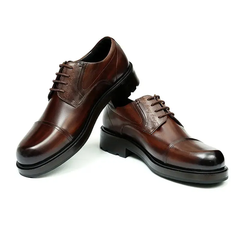 Round toe derby shoes D89623