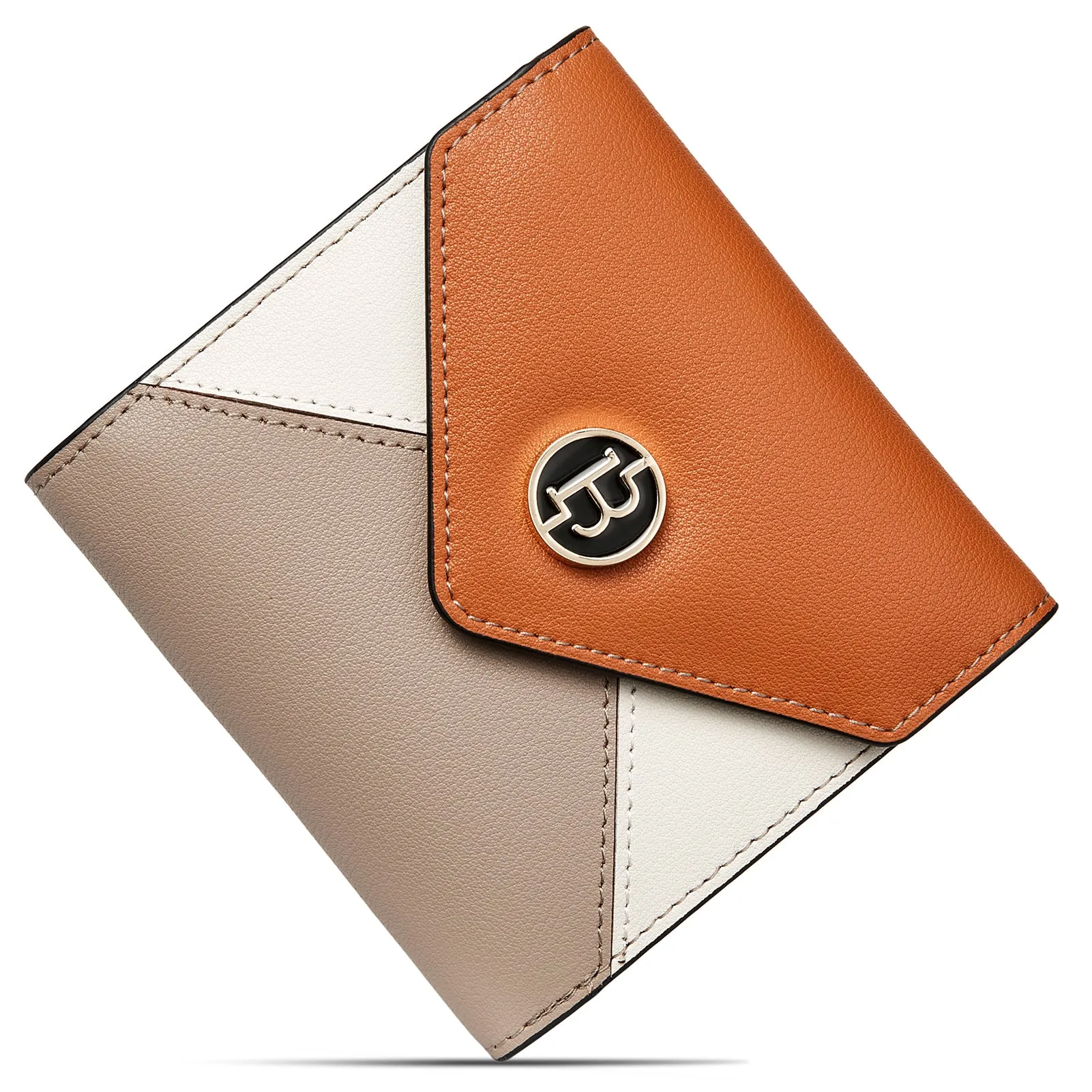 Rozenn Small Bifold Wallet with Card Case for Women in Leather