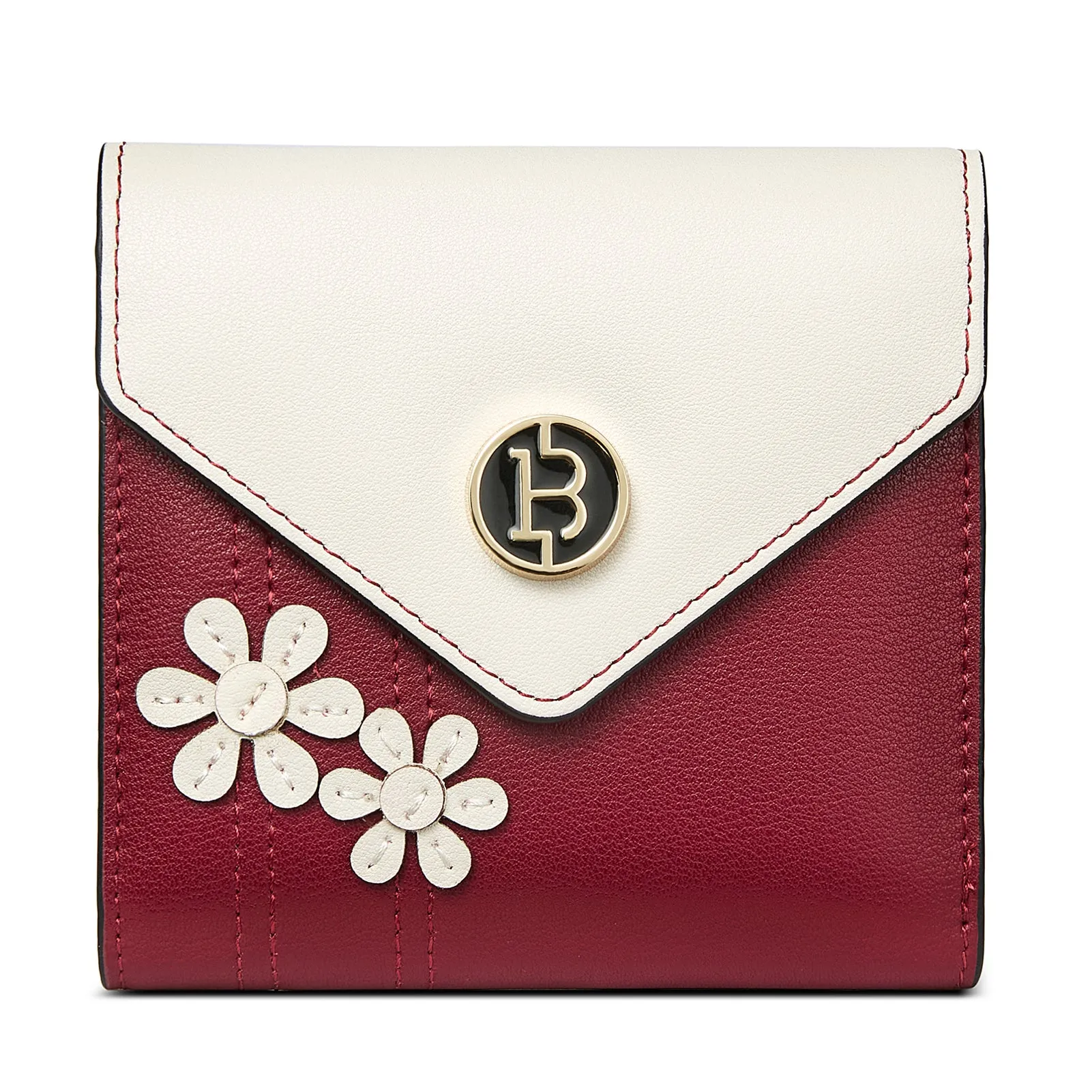 Rozenn Small Bifold Wallet with Card Case for Women in Leather