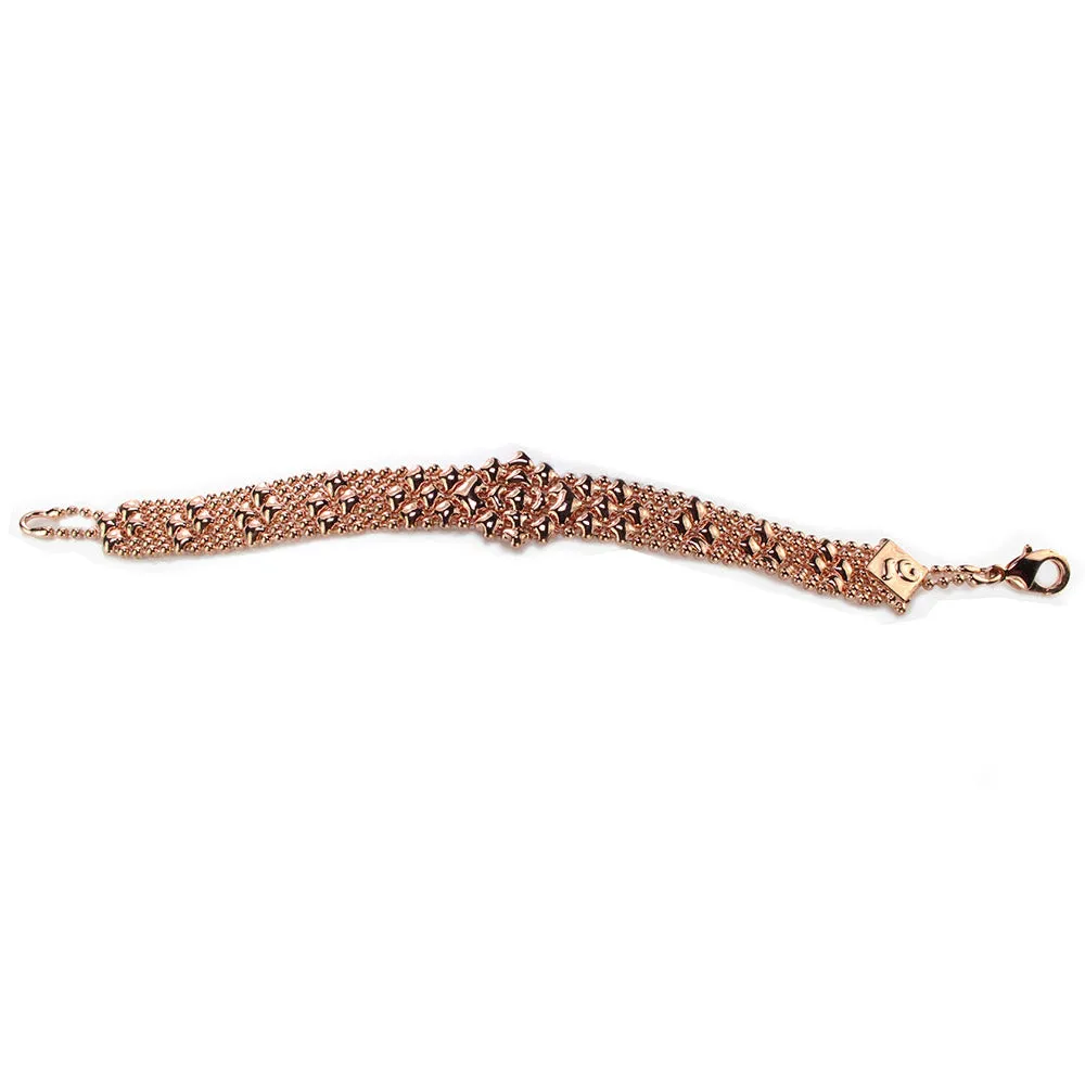 SG Liquid Metal MINI-E-RG Rose Gold Finish Bracelet by Sergio Gutierrez