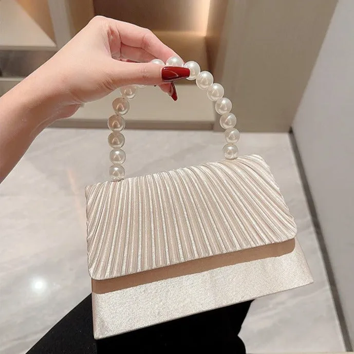 Sienna Pearl String Handbag