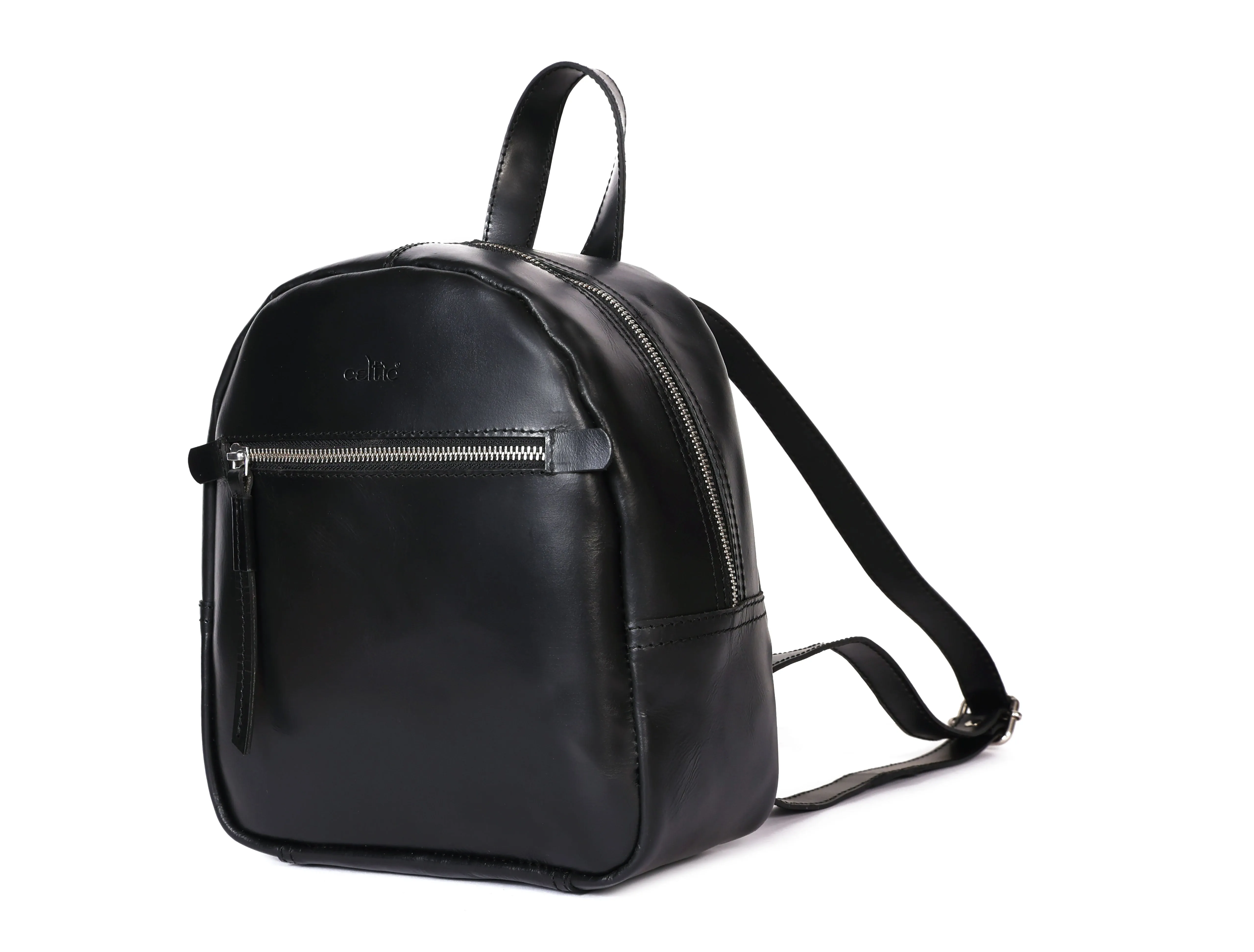 Stylish Small Leather Backpack: Durable & Chic Carryall, Art: BG-1575