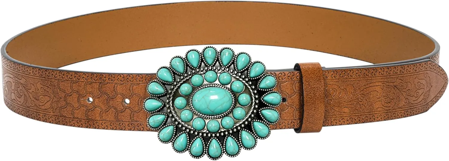 Western Belts for Women Men-Cowgirl-Cowboy-Country-Belt