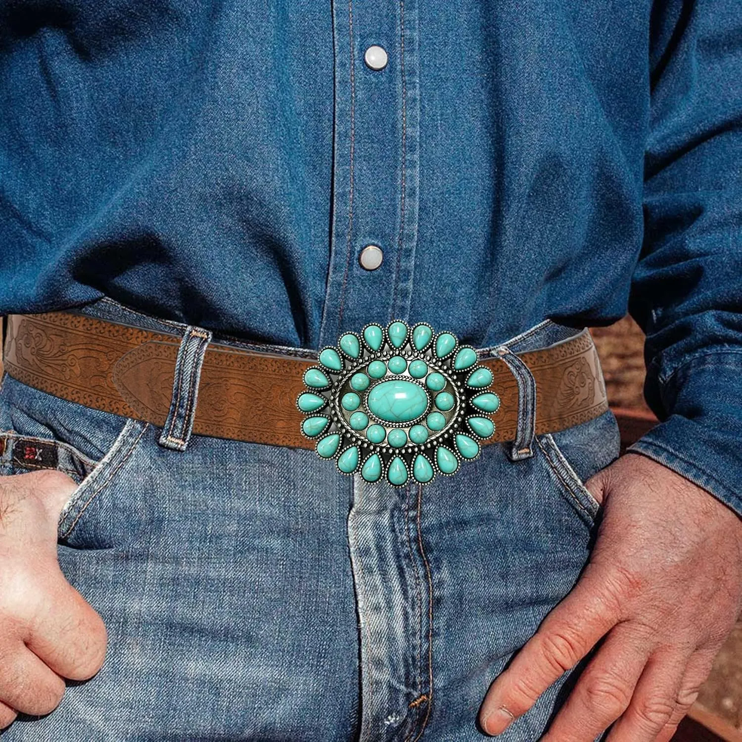 Western Belts for Women Men-Cowgirl-Cowboy-Country-Belt
