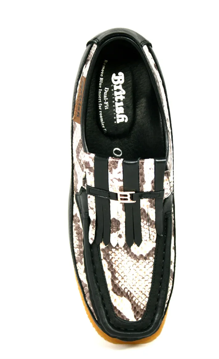 Windsor Black Python Skin & Leather