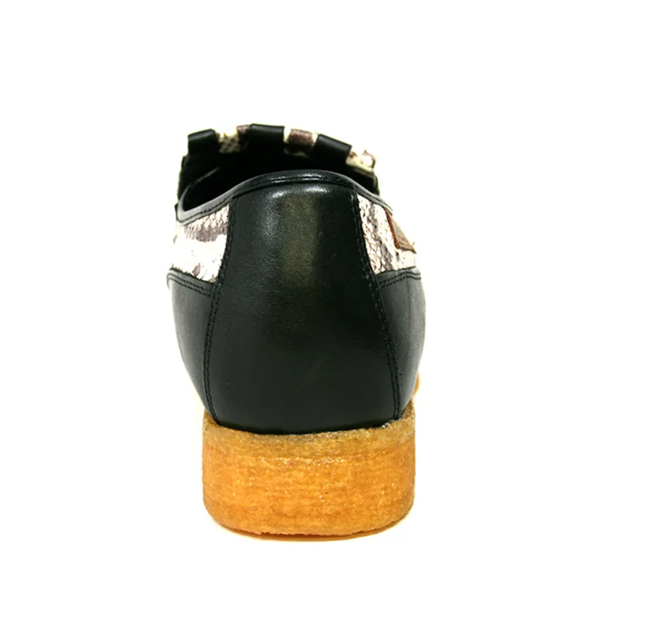 Windsor Black Python Skin & Leather